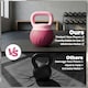 image 6 of SPORTNOW Soft Kettlebell, 6kg Kettle Bell with Anti-Slip Grip for Home Gym | Pink | Blue | 10