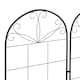 image 8 of Outsunny Set of 2 Metal Trellis for Climbing Plants, Grid Design, 50 x 180cm