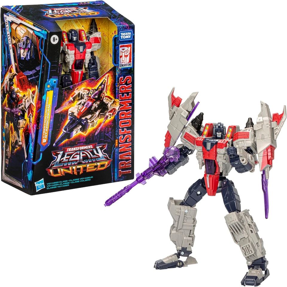 image 1 of TRANSFORMERS LEGACY UNITED VOYAGER CLASS CYBERTRON UNIVERSE STARSCREAM