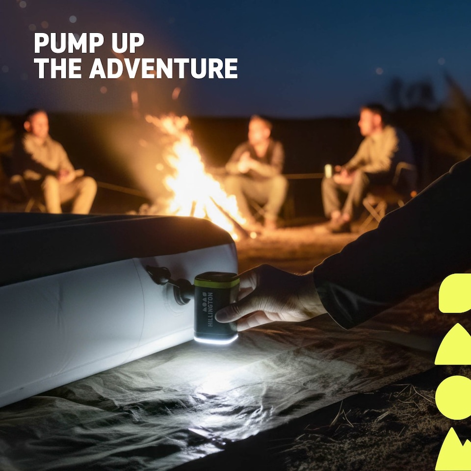 image 1 of 3 in 1 Portable USB Air Pump