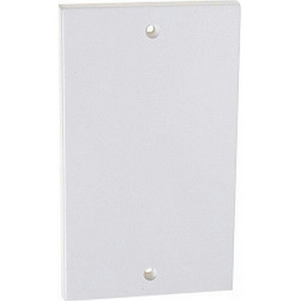 Dencon Double Plastic Blanking Plate - White - One Size