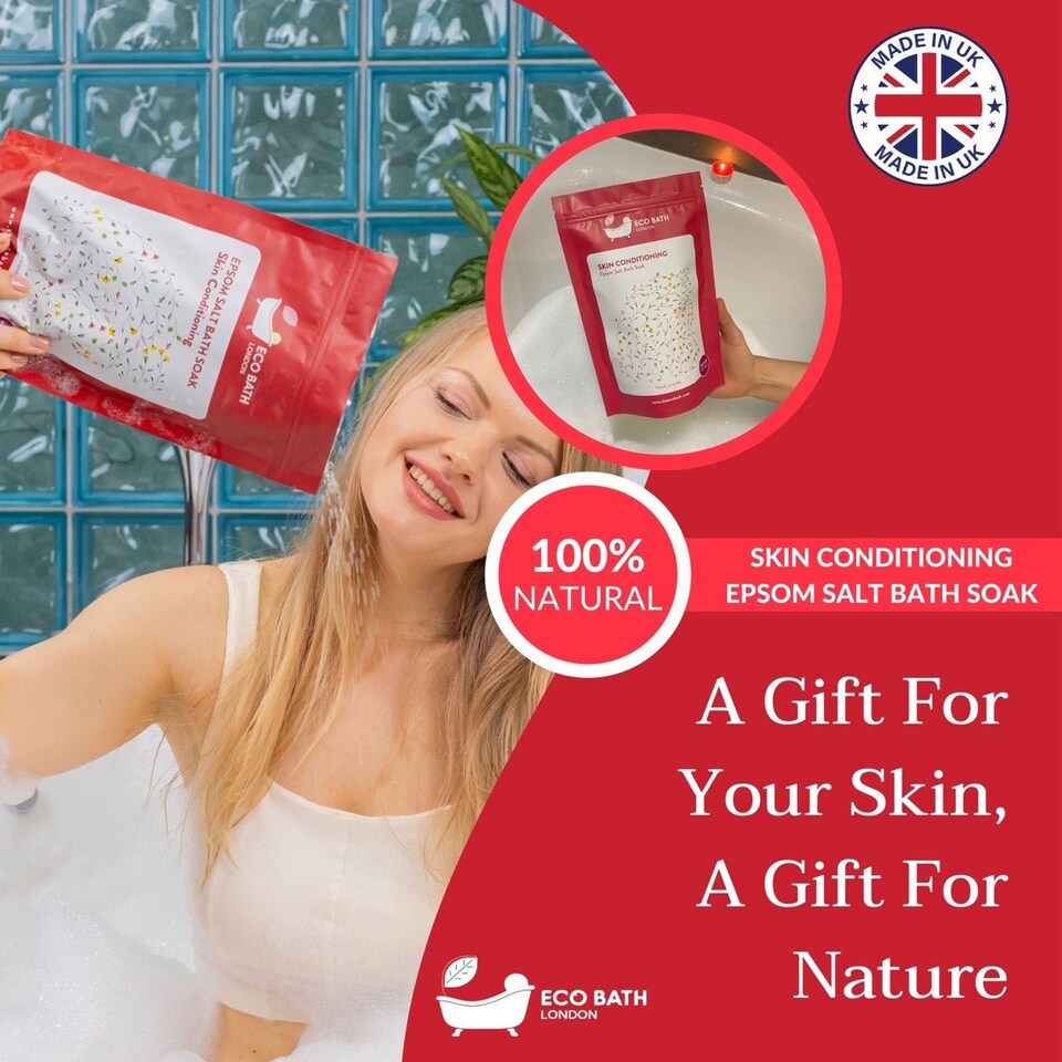 image 1 of Skin Conditioning Epsom Salt Bath Soak