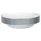 image 1 of Duralex Lys Glass Soup Plates Dishes - Tempered, Heat Resistant - 230mm - Pack of 6 Clear