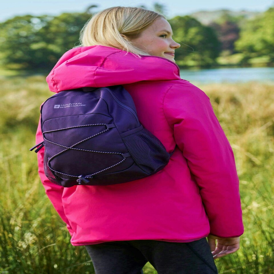 image 1 of Mountain Warehouse Walklet Rucksack Casual Adjustable Everyday Bag Backpack Purple | Dark Purple