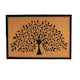 image 1 of Nicola Spring Coir Door Mat - 90 x 60cm - Tree of Life - Indoor Outdoor Floor Mat Dirt Trapper Rug Non Slip Backing Doormat