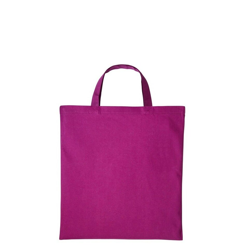 image 1 of Nutshell Cotton Short Handle Shopper - Plum - One Size Purple