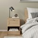 image 7 of Brande Nightstand with1 Frame Drawer in Jackson Hickory Brown