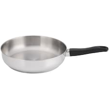 Judge Vista 28cm Uncoated Stainless Steel Skillet Frying Pan