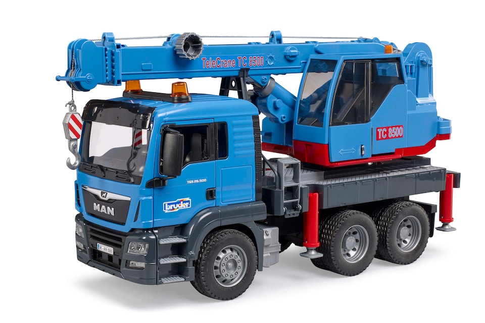 image 1 of Bruder MAN TGS Crane truck Detailed Vehicle & Playset Model