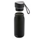 image 2 of Avira Ain Mini Recycled Stainless Steel 150ml Water Bottle - Black - One Size Black | One Size
