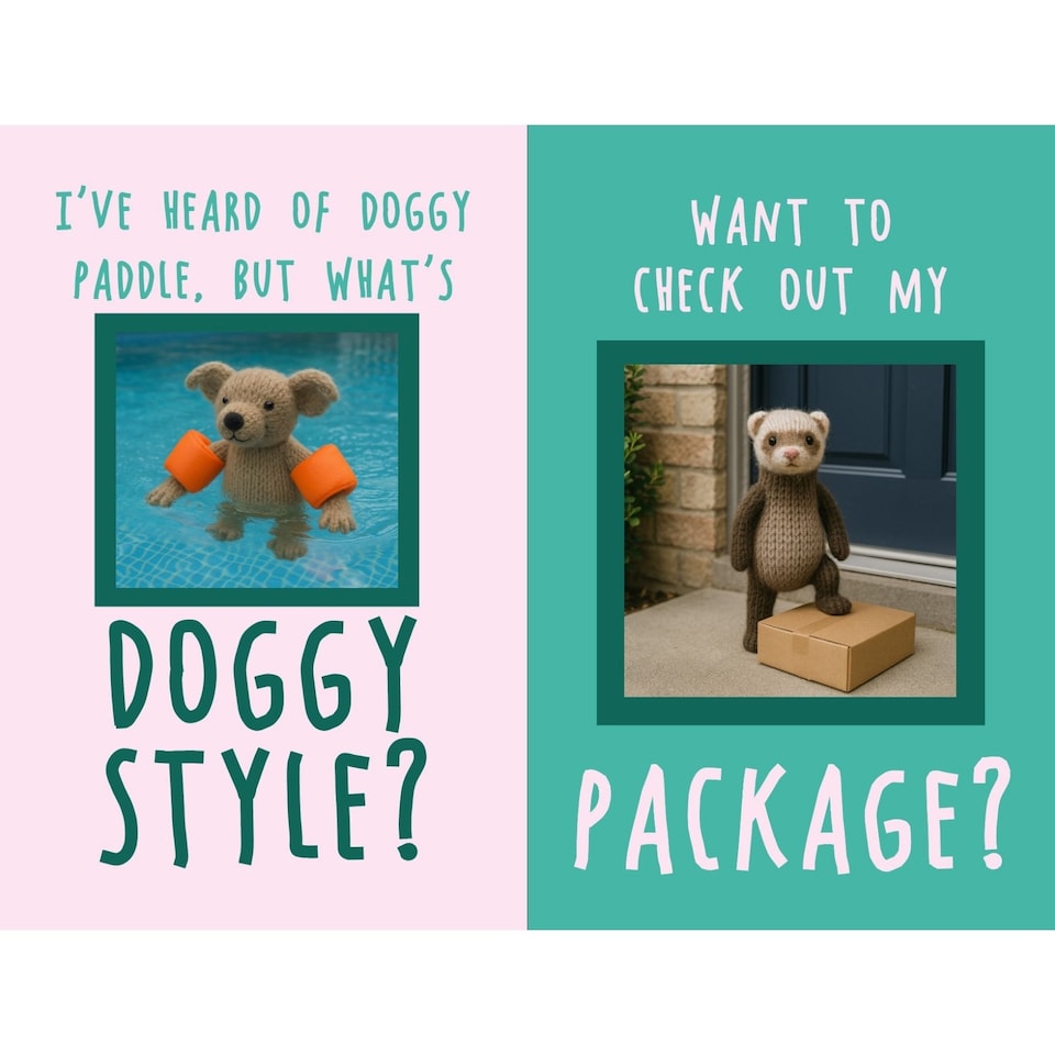 image 1 of Twisted Knits The Funny Knitting Gift Book