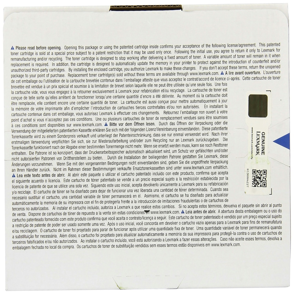 image 1 of Lexmark 74C20M0 Original Laser Toner - Magenta