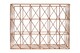 image 2 of Stylish Copper Finish Cross Design Wire Basket, Functional Wireframe Basket For Kitchen, High Quality Basket | Gold