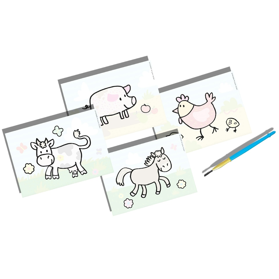image 1 of SES Creative Farm Animals Colouring With Water
