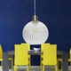 image 5 of First Choice Lighting Set of 2 Carss Satin Nickel Ceiling Pendant Flex Suspension Kits for Easy Fit Shades Silver