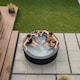image 4 of Wave Tahoe 6 Person Eco Foam Hot Tub, EnergySave Bundle, Charcoal Black