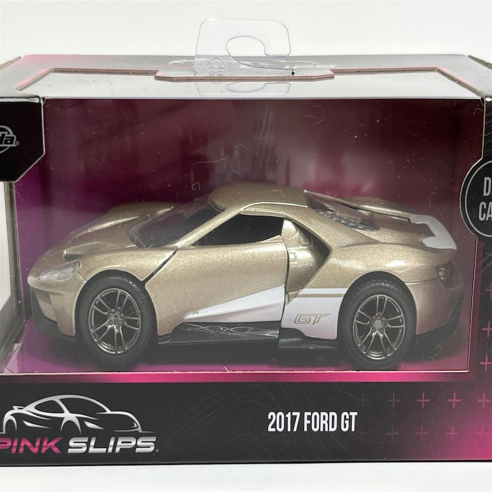 image 1 of 2017 Ford GT Gold 1:32 Scale Pink Slips Jada 253292000 24106