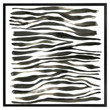 Zebra stripes (Picture Frame) Black | M