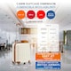 image 3 of Flight Knight Premium Hard Shell Lightweight Cabin Suitcase - 8 Spinner Wheels - Built-in TSA Lock & USB Port - easyJet Large Cabin Approved - 56x45x25cm Cream | Cream | Cabin Bag