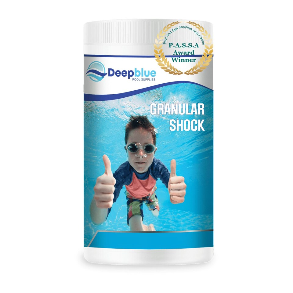 image 1 of 500g Deep Blue Pro Spa Shock Chlorine Granules