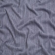 Minerva Core Range Blue Brushed Texture Rib Stretch Knit Fabric for Dressmaking, 160cm / 62" Wide - per metre