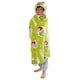 image 1 of The Grinch Childrens/Kids Hoodie Blanket - Green/Red/White - One Size Green