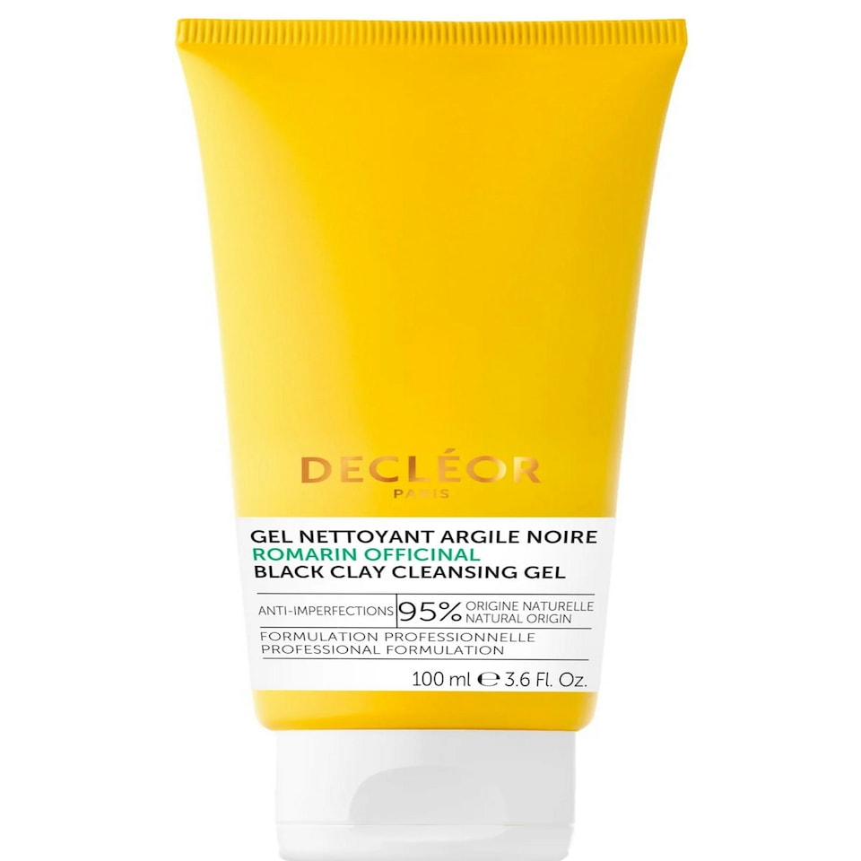 image 1 of Decleor Cleansing Gel made with Black Clay 100ml Romarin Officinal