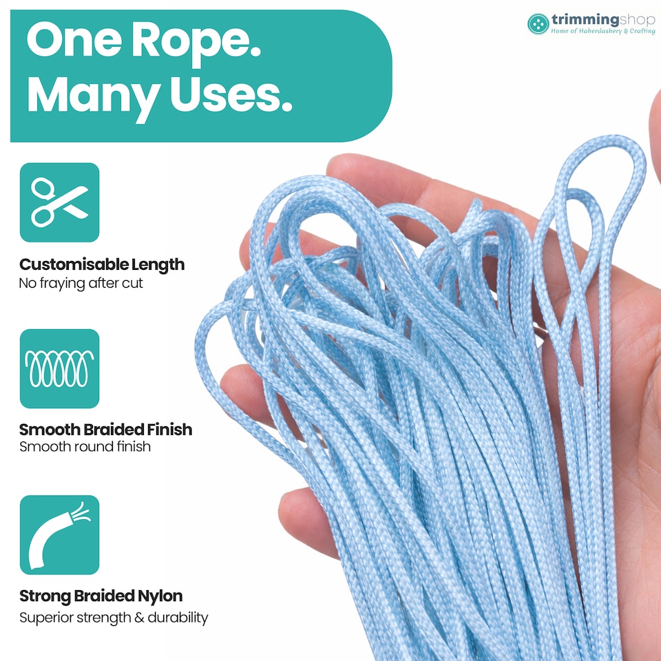 image 1 of 1.2mm x 10 Metres Nylon Cord for Jewelry Making & DIY Craft Projects