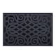 image 1 of Nicoman Victorian Style Rubber Door Mat Grey 75 x 44cm