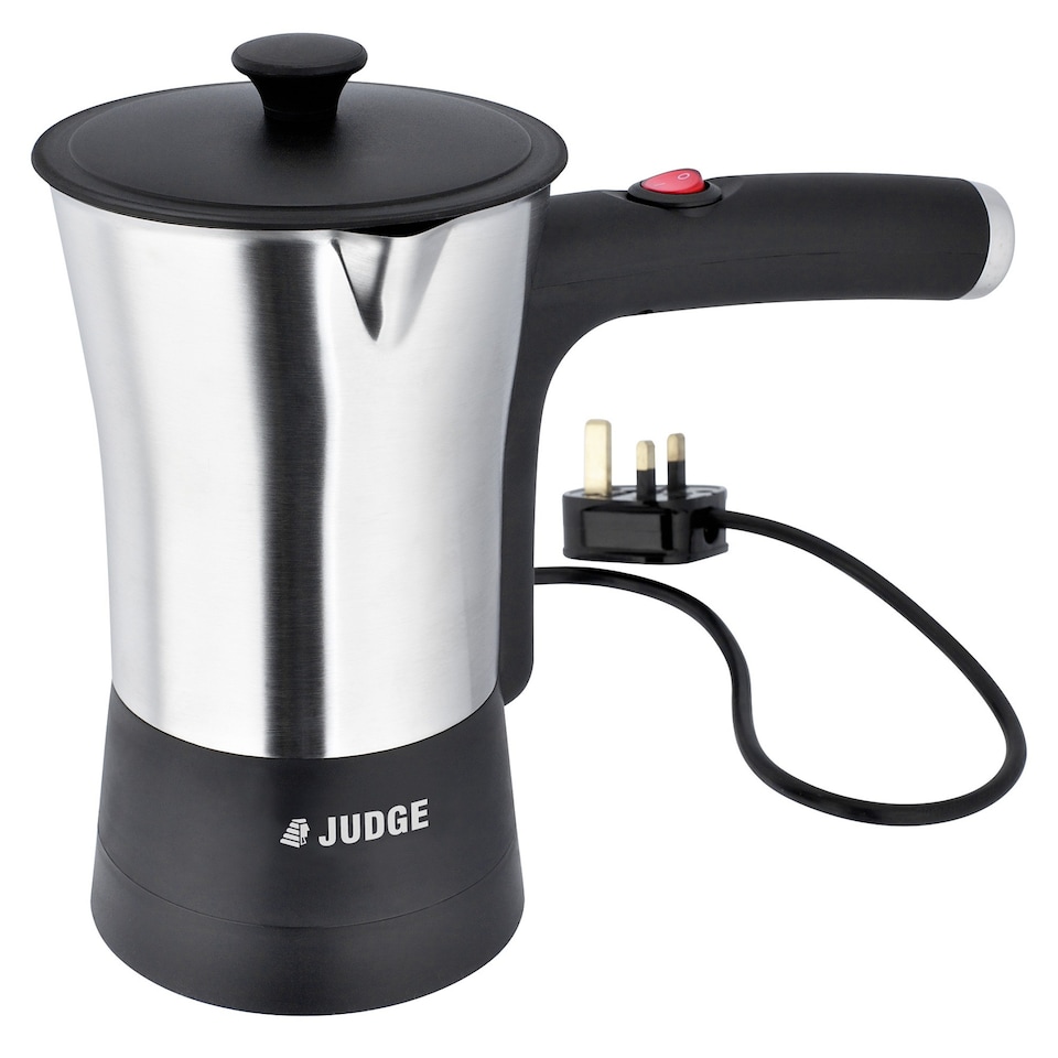 image 1 of Judge Electric Milk Frother & Warmer Jug 300ml Stainless Steel