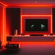 image 2 of 24V COB LED Strip Lights with 320 LEDs M, 10W M, 800lm M, CRI 90-92, Red Colour