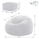 image 6 of Kingston Classic Beanbag and Footstool Sage Green | Green | Sage Green | 2