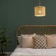 image 1 of ValueLights Reni Natural Ceiling Pendant Shade Small