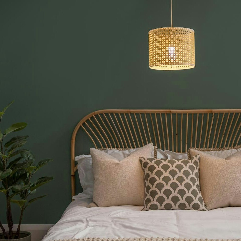 image 1 of ValueLights Reni Natural Ceiling Pendant Shade Small