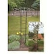 image 1 of Tuteur (Large) Plant Support - Steel - L109.2 x W109.2 x H195.6 cm - Bare Metal/Ready to Rust