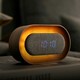 image 4 of Gingko Lumos Clock & Lamp - Oval N/A | Walnut