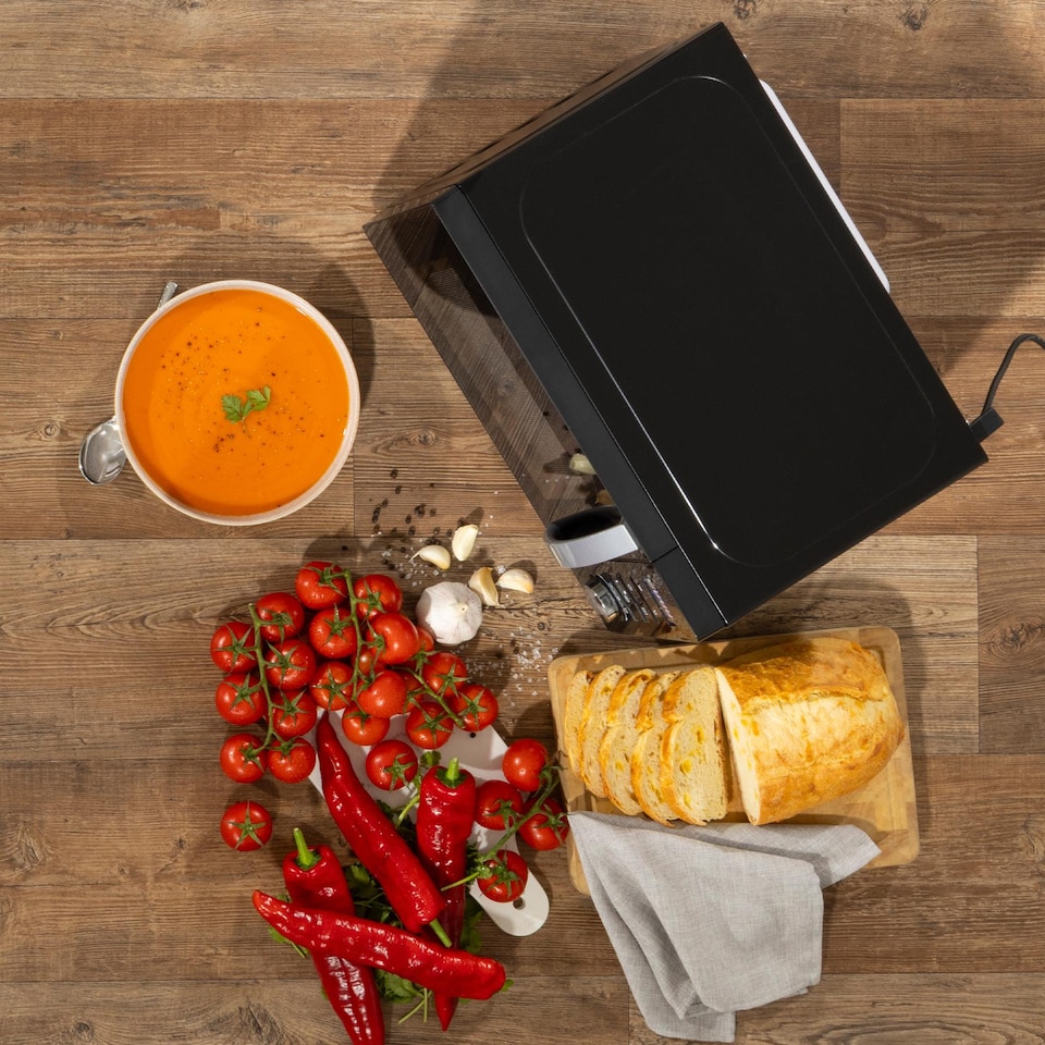 image 1 of Daewoo 20L 800W Black Digital Microwave | Black | 20L