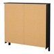 image 4 of Madrid Shoe Cabinet 4 Flip Down Doors in Matt Black
