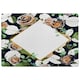 image 1 of Decorative Flowers On Navy Background (Rug) Multi | Small: 60x110cm