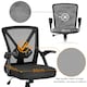 image 5 of Yaheetech  Mesh Office Chair with 90° Flip-up Armrests | Black