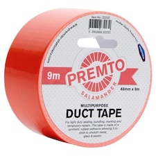 48mm x 9m Multipurpose Pastel Salamander Red Duct Tape by Premto