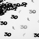 image 3 of 2x 14g 30th Black Happy Birthday Confetti