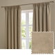 image 1 of furn. The Ultimate Velvet Blackout Pencil Pleat Curtain Pair, Mocha, (W)229x (D)183cm | Brown | Mocha | One Size