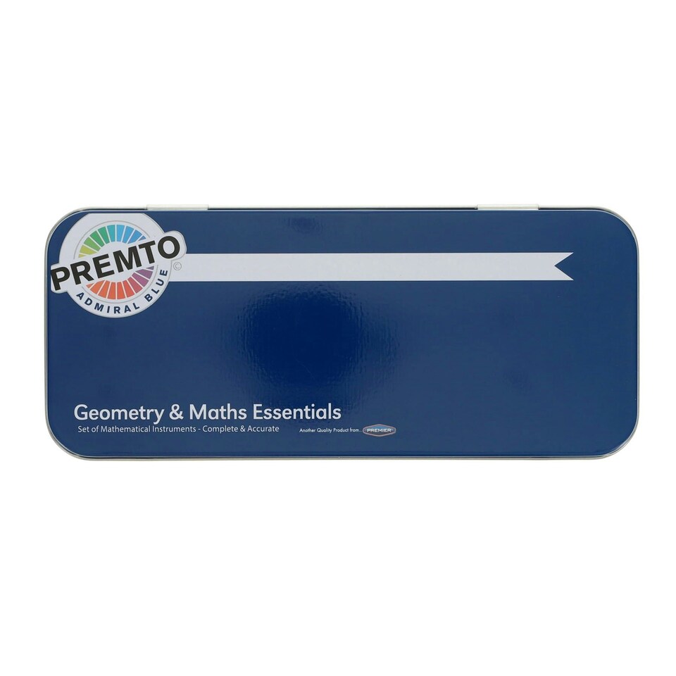 image 1 of 9 piece Admiral Blue Maths Set By Premto