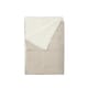 image 3 of BHS Knitted Waffle Throw with Sherpa, Natural Cream | Natural