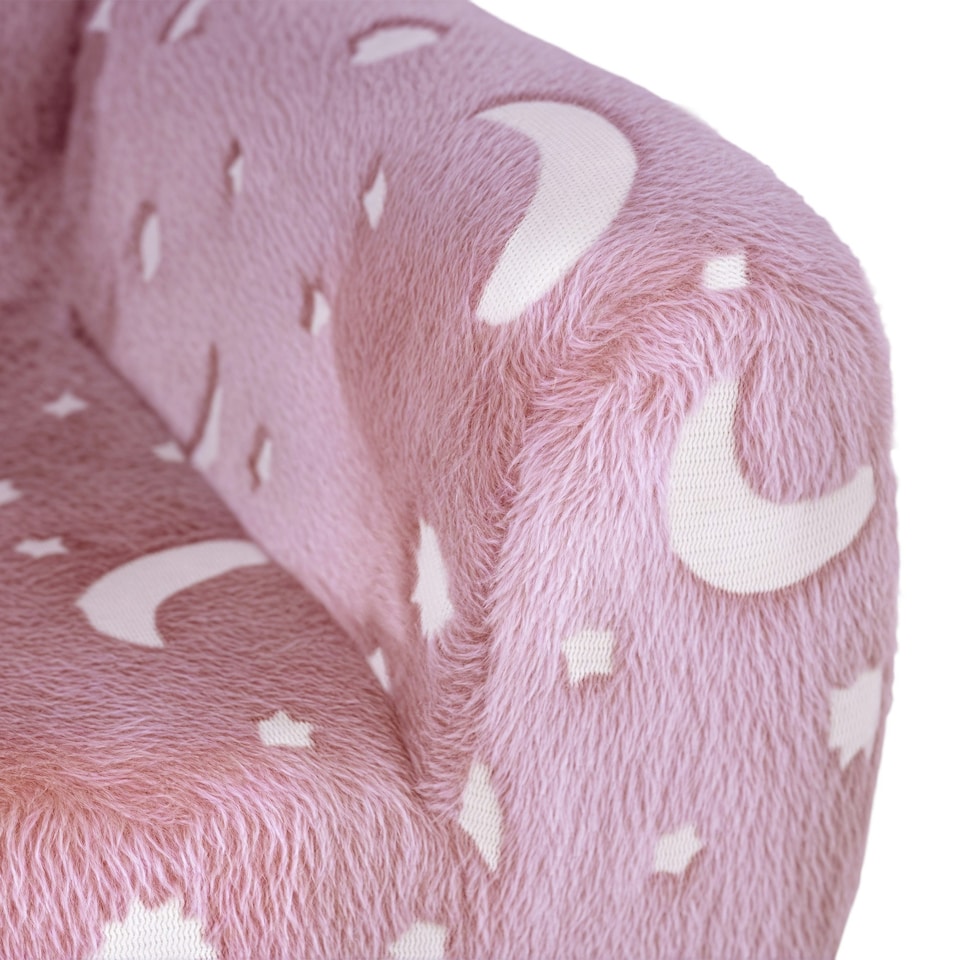 image 1 of AIYAPLAY Kids Armchair, Glow in the Dark Chair for Bedroom 