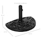 image 7 of Outsunny 9kg Half Round Parasol Base Heavy Duty Weighted Umbrella Holder Stand
