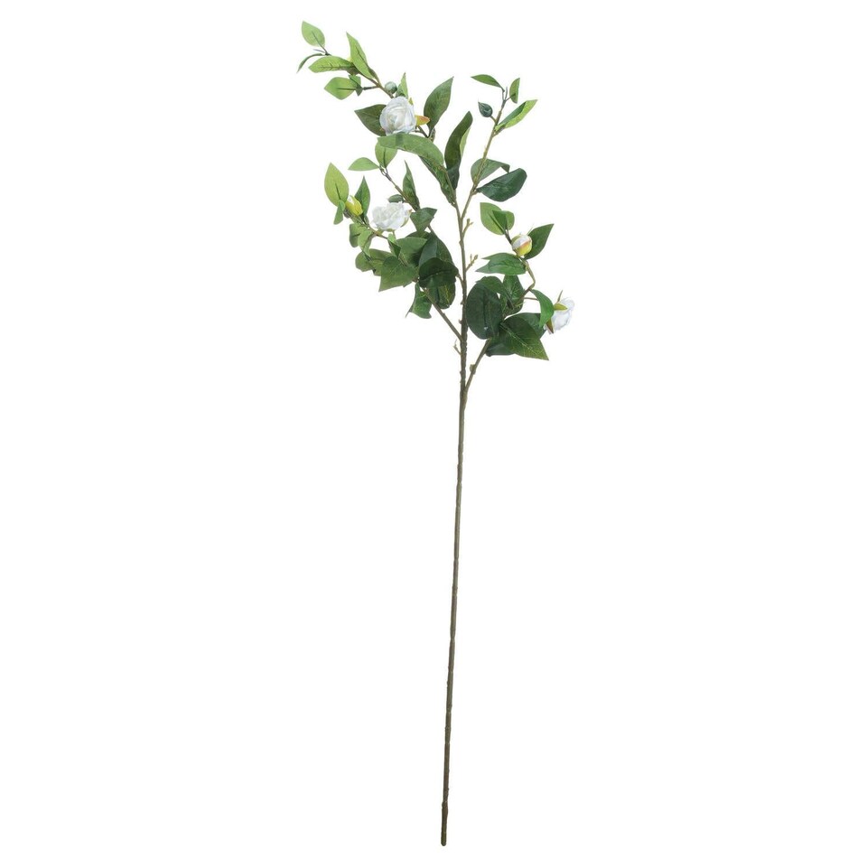 Hill Interiors Artificial Gardenia Stem Flower - Cream - One Size