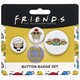 image 2 of Official Friends Monica Button Badge Set FTB0008