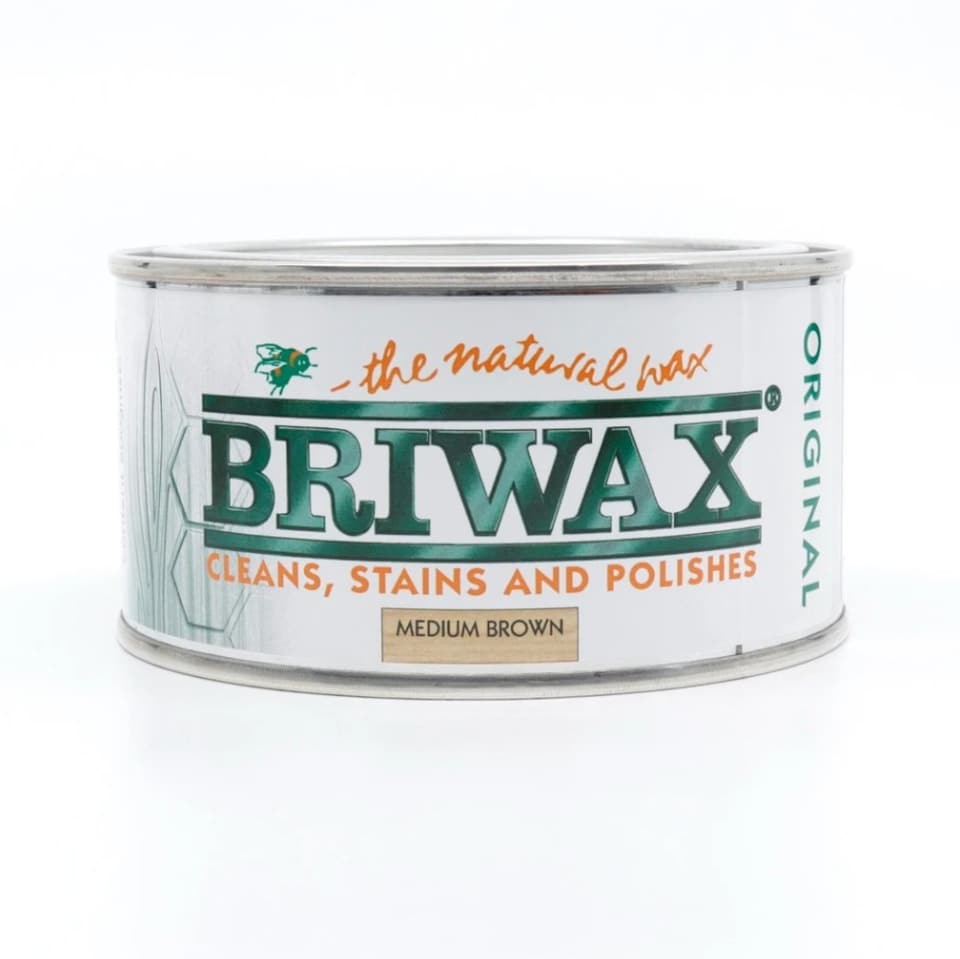 Briwax Wax Polish Medium Brown 200g | Brown | 1